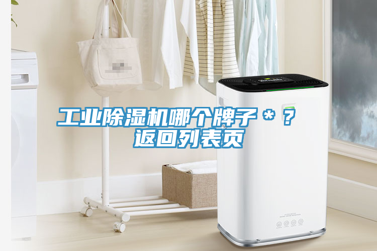 工業(yè)除濕機(jī)哪個牌子＊？ 返回列表頁
