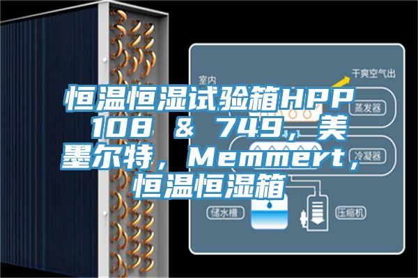 恒溫恒濕試驗(yàn)箱HPP 108 & 749，美墨爾特，Memmert，恒溫恒濕箱