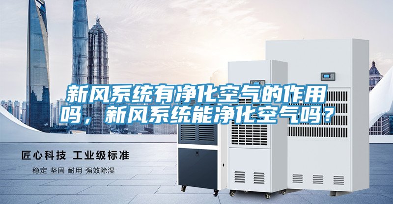 新風(fēng)系統(tǒng)有凈化空氣的作用嗎，新風(fēng)系統(tǒng)能凈化空氣嗎？