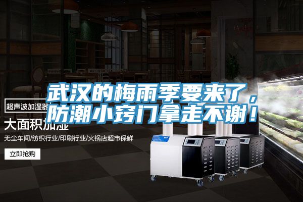 武漢的梅雨季要來了，防潮小竅門拿走不謝！