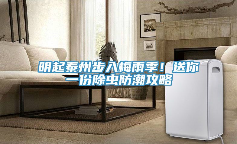 明起泰州步入梅雨季！送你一份除蟲防潮攻略