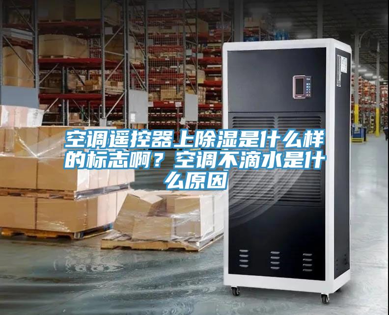 空調(diào)遙控器上除濕是什么樣的標志啊？空調(diào)不滴水是什么原因