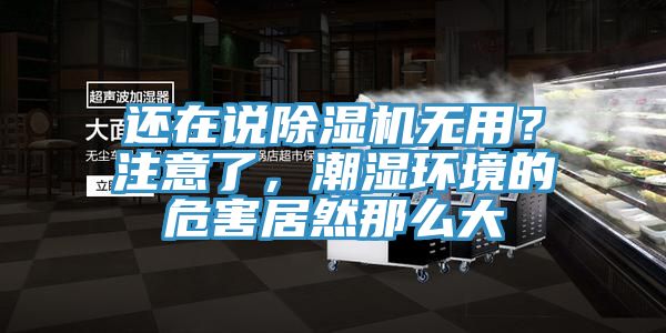 還在說除濕機(jī)無用？注意了，潮濕環(huán)境的危害居然那么大