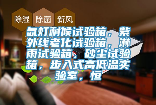 氙燈耐候試驗(yàn)箱，紫外線老化試驗(yàn)箱，淋雨試驗(yàn)箱，砂塵試驗(yàn)箱，步入式高低溫實(shí)驗(yàn)室，恒