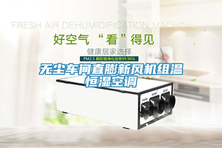 無(wú)塵車間直膨新風(fēng)機(jī)組溫恒濕空調(diào)