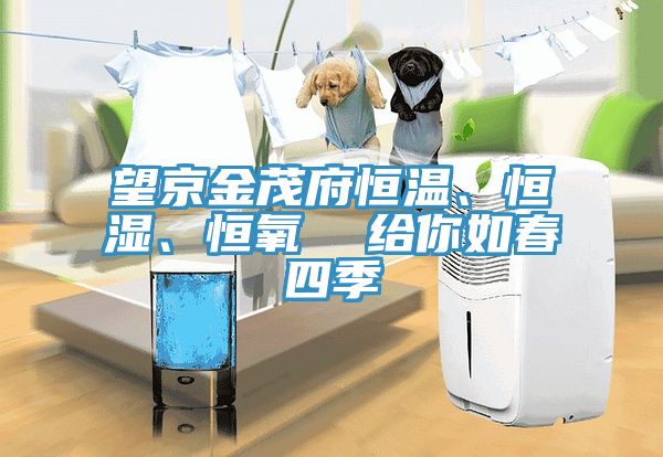 望京金茂府恒溫、恒濕、恒氧  給你如春四季