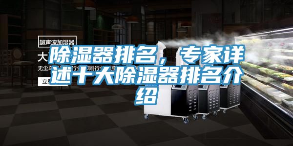 除濕器排名，專家詳述十大除濕器排名介紹