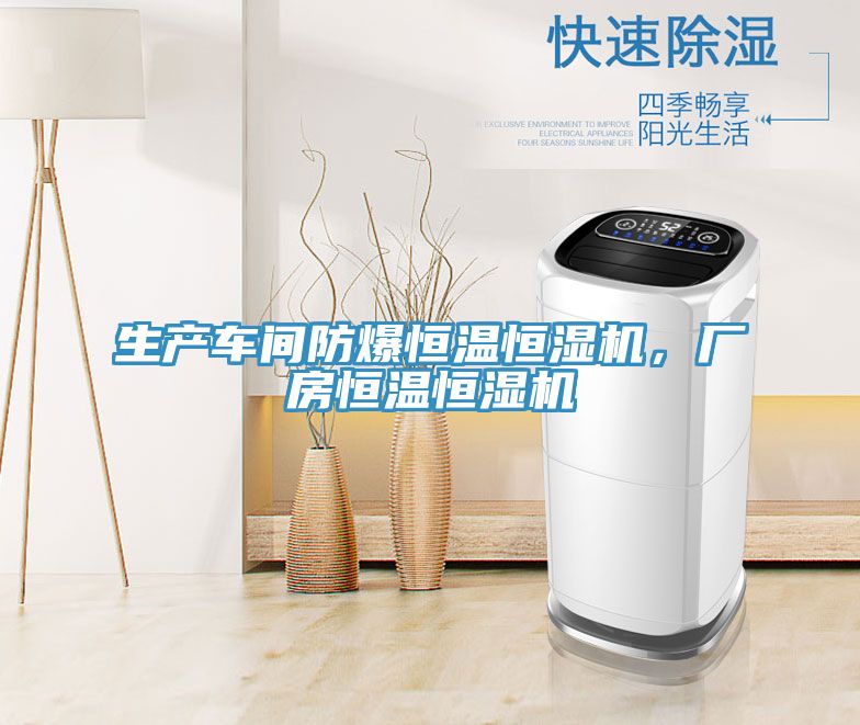 生產(chǎn)車間防爆恒溫恒濕機，廠房恒溫恒濕機