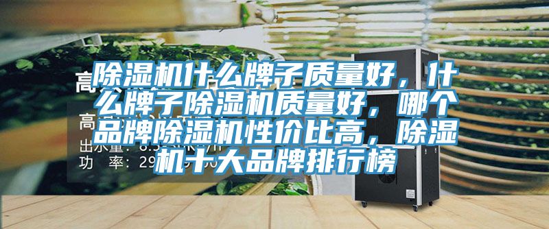 除濕機什么牌子質量好，什么牌子除濕機質量好，哪個品牌除濕機性價比高，除濕機十大品牌排行榜