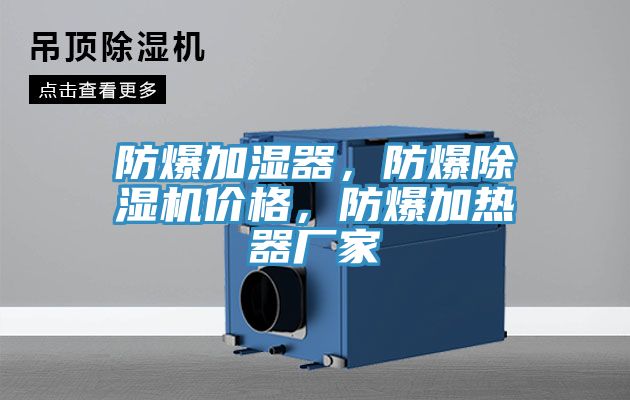 防爆加濕器，防爆除濕機(jī)價(jià)格，防爆加熱器廠家