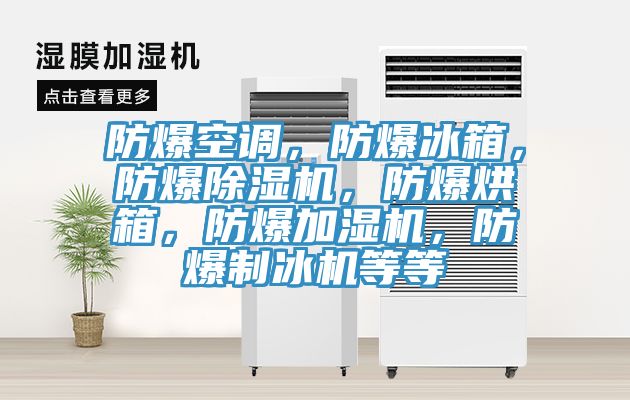 防爆空調(diào)，防爆冰箱，防爆除濕機(jī)，防爆烘箱，防爆加濕機(jī)，防爆制冰機(jī)等等