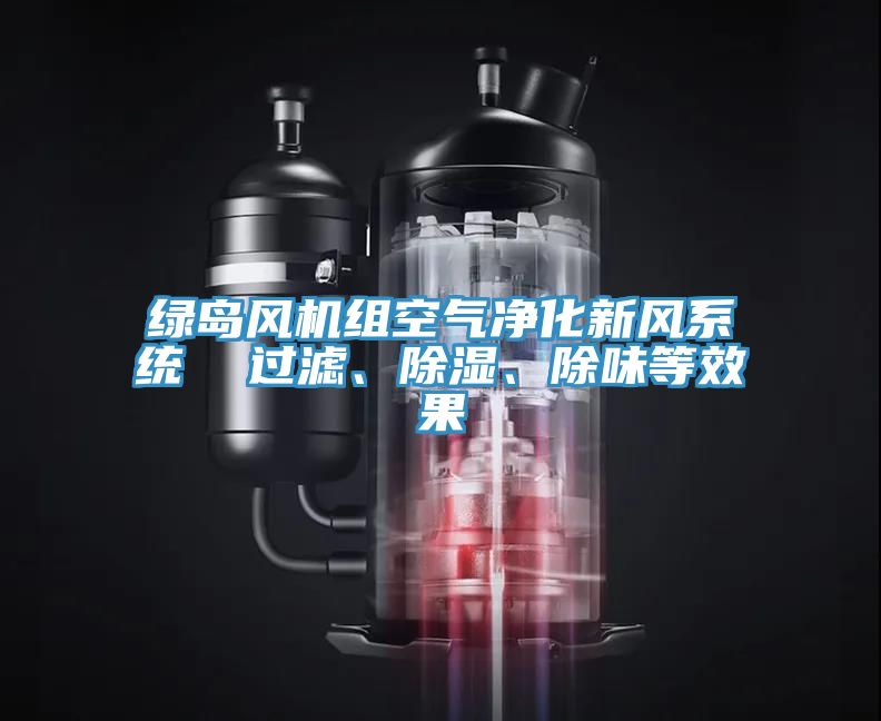 綠島風(fēng)機(jī)組空氣凈化新風(fēng)系統(tǒng)  過(guò)濾、除濕、除味等效果