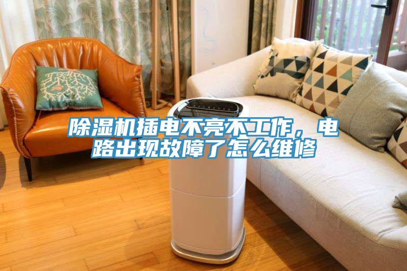 除濕機(jī)插電不亮不工作，電路出現(xiàn)故障了怎么維修