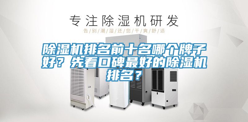 除濕機(jī)排名前十名哪個牌子好？先看口碑最好的除濕機(jī)排名？