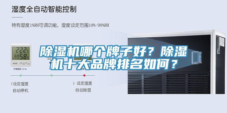 除濕機哪個牌子好？除濕機十大品牌排名如何？