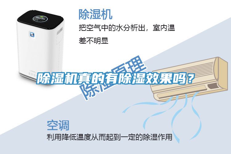 除濕機真的有除濕效果嗎？