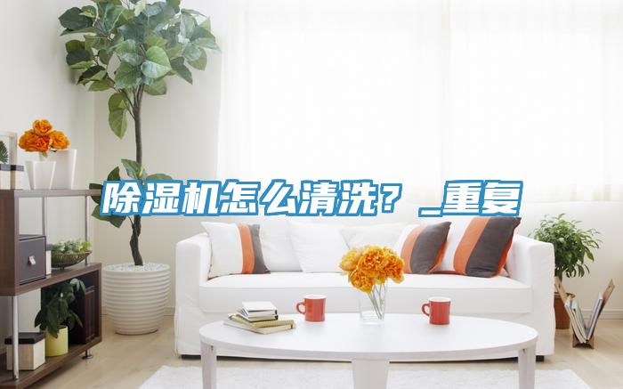 除濕機(jī)怎么清洗？_重復(fù)