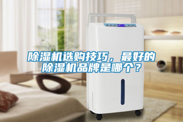 除濕機選購技巧，最好的除濕機品牌是哪個？