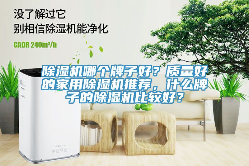 除濕機哪個牌子好？質(zhì)量好的家用除濕機推薦，什么牌子的除濕機比較好？