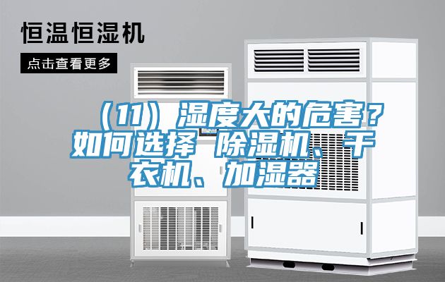 （11）濕度大的危害？如何選擇 除濕機、干衣機、加濕器