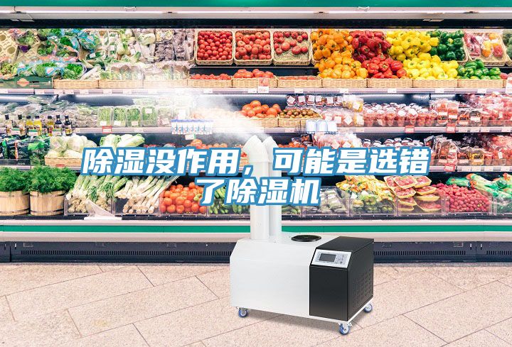 除濕沒作用，可能是選錯了除濕機(jī)