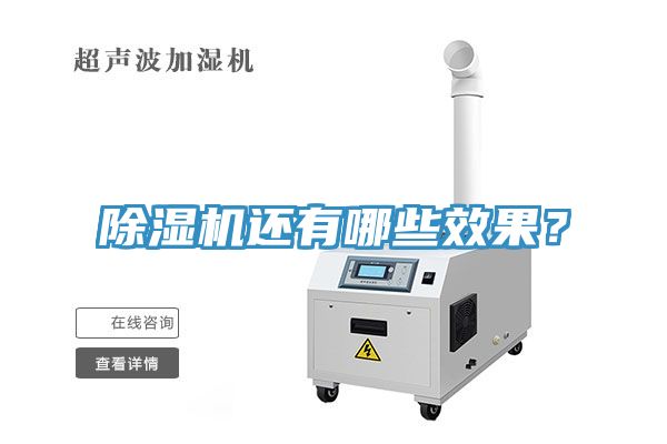 除濕機(jī)還有哪些效果？