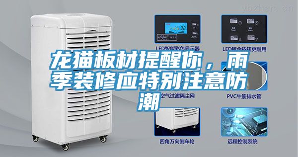 龍貓板材提醒你，雨季裝修應(yīng)特別注意防潮