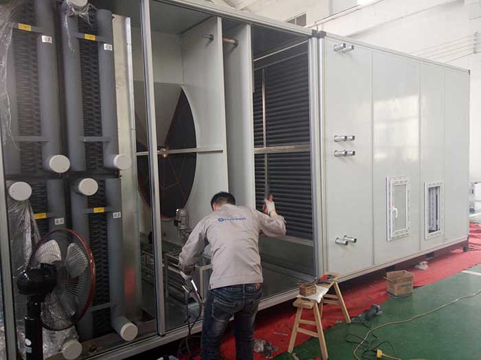 威海某大型化工企業(yè)兩臺10%濕度，40000風量2臺除濕機組