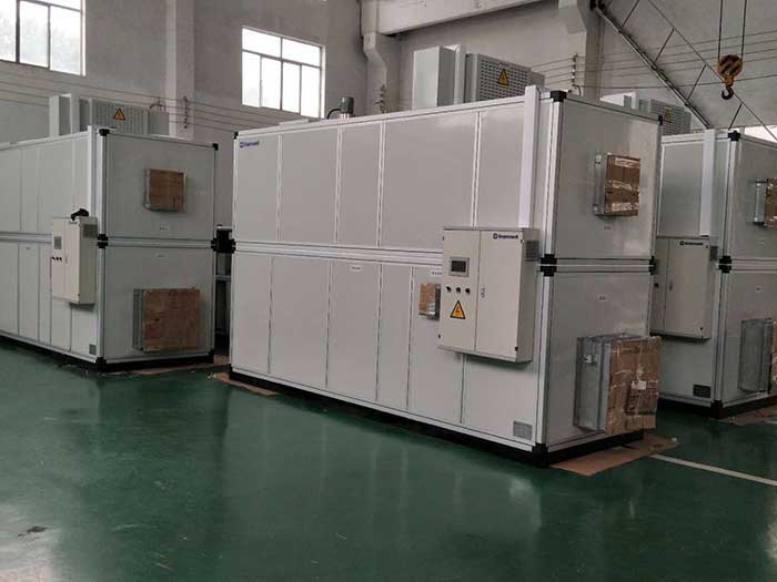濟(jì)南銘威化工鋰電池鈷酸鋰零下40℃露點(diǎn)，三臺(tái)全新風(fēng)轉(zhuǎn)輪除濕機(jī)組